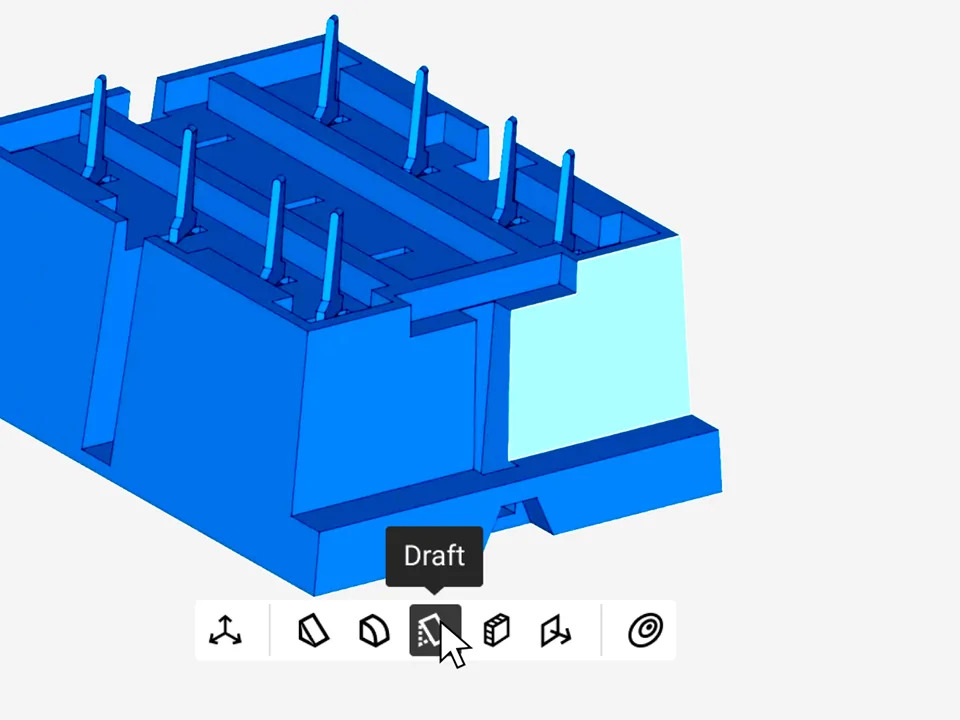 การตั้งค่า Draft Angle