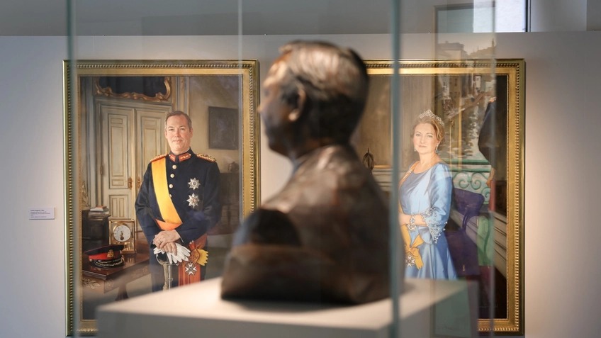 รูปปั้นครึ่งตัวอย่างเป็นทางการของแกรนด์ดยุคแห่งลักเซมเบิร์กองค์ใหม่ ผลิตด้วยเทคโนโลยีการสแกน 3 มิติของ Artec