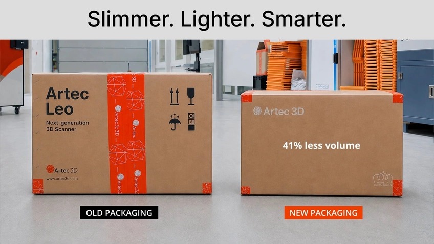 ลดปริมาณขยะ ปกป้องได้ดียิ่งขึ้น: Artec 3D เปิดตัวบรรจุภัณฑ์ที่เป็นมิตรต่อสิ่งแวดล้อมรุ่นใหม่ล่าสุด