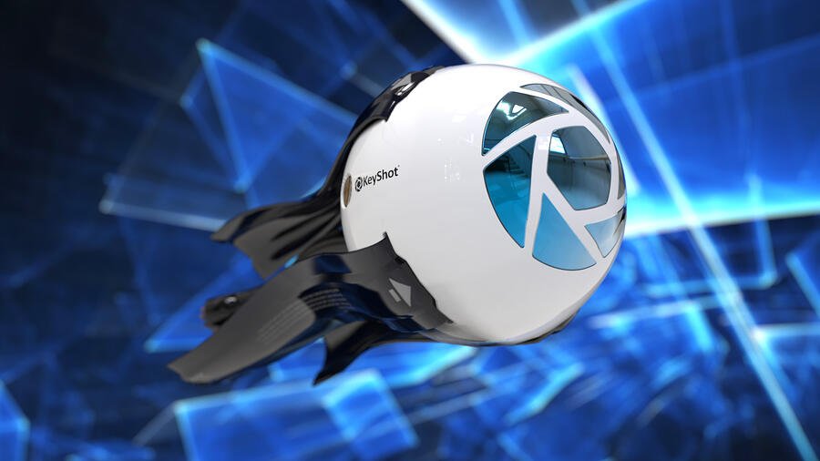 สร้างเอฟเฟกต์นูนและแกะลายด้วย KeyShot