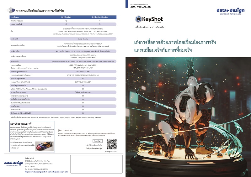 แคตตาล็อก KeyShot