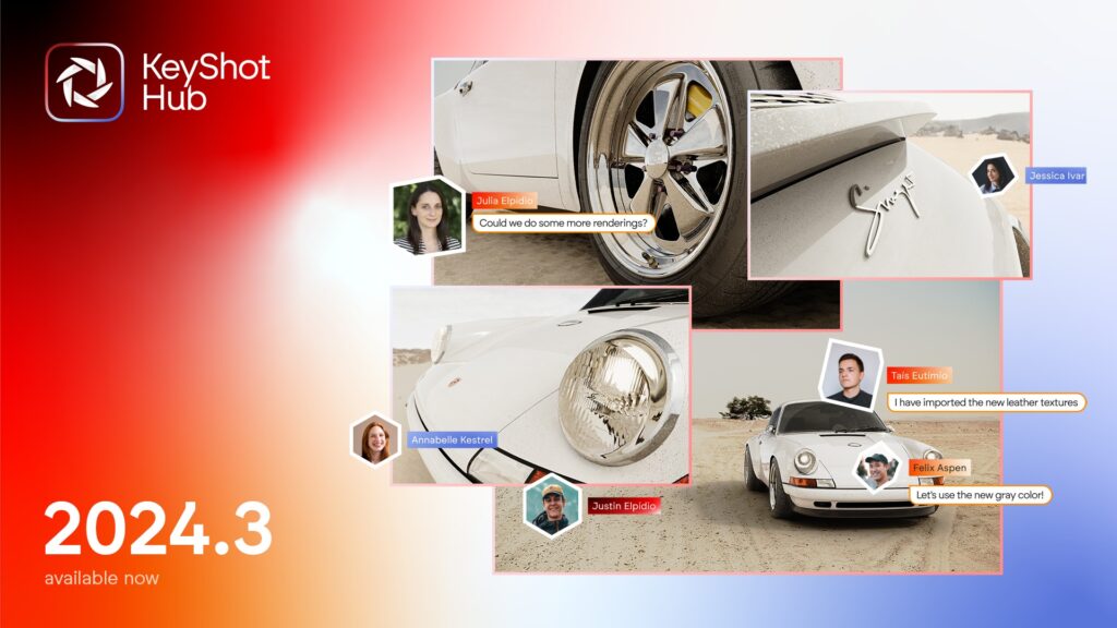 ค้นหาสิ่งที่คุณต้องการได้เร็วขึ้นด้วยฟีเจอร์อัตโนมัติใหม่ใน KeyShot Hub