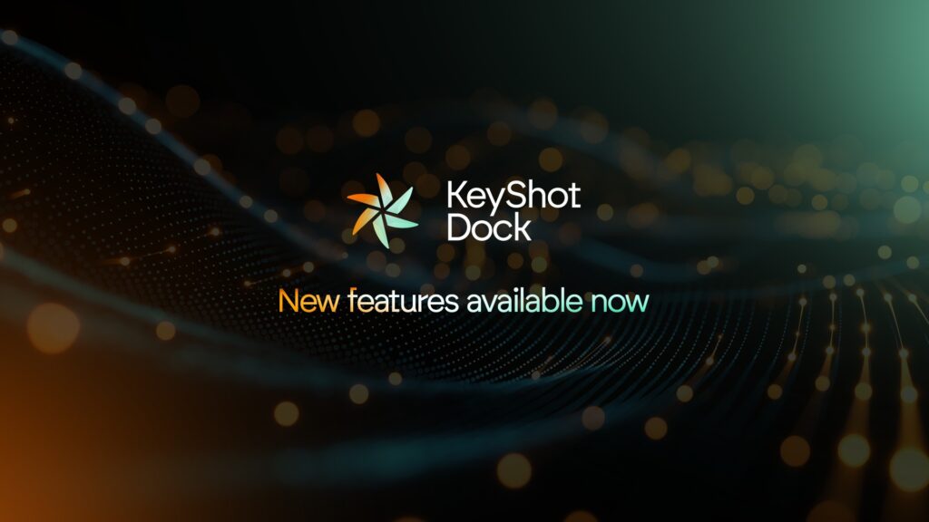 การจัดการสินทรัพย์ที่ชาญฉลาดยิ่งขึ้นด้วยคุณลักษณะ KeyShot Dock ใหม่: อัปโหลด, แปลง และสร้างสินทรัพย์แบบโต้ตอบได้อย่างง่ายดาย