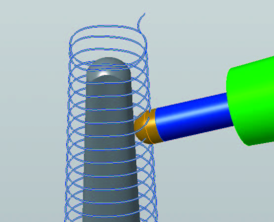 4-Axis Spiral Blade Finishing