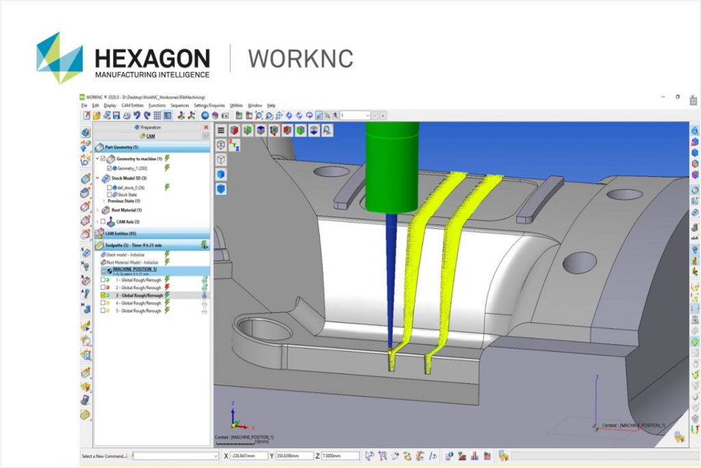 โมดูล 3D-CAM อัตโนมัติ<br>「WORKNC」