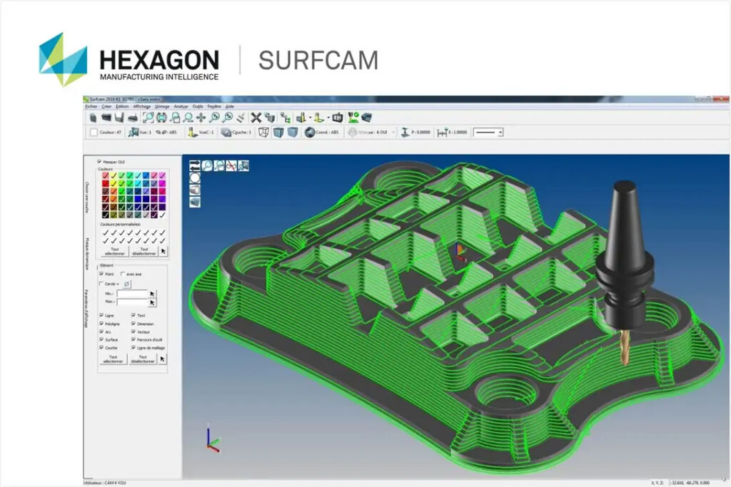 ระบบ 3D CAD/CAM แบบโต้ตอบ<br>“SURFCAM”